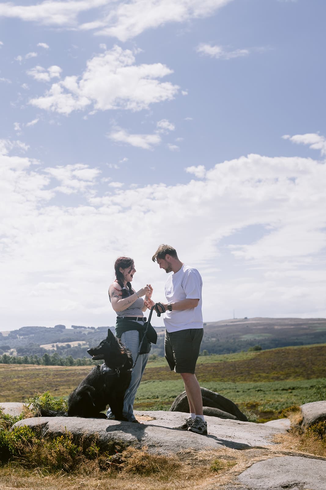 Ezgi and Josh during their engagement photos