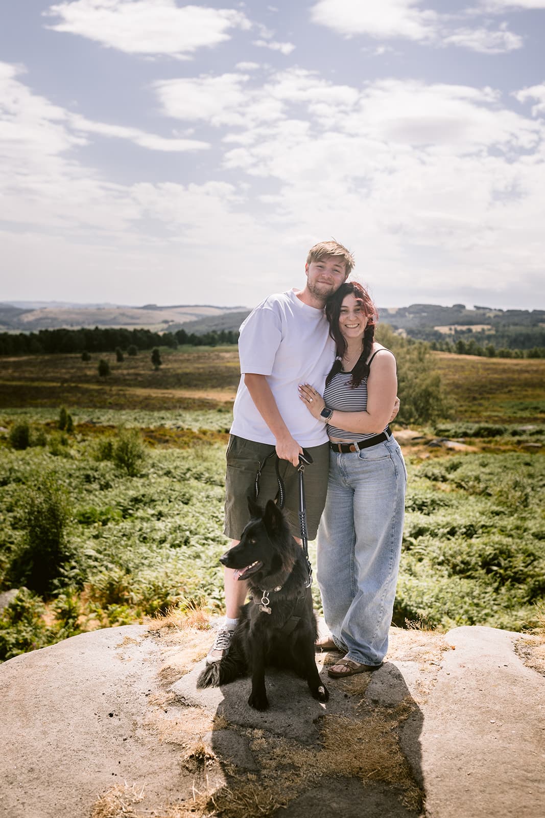 Ezgi and Josh during their engagement photos